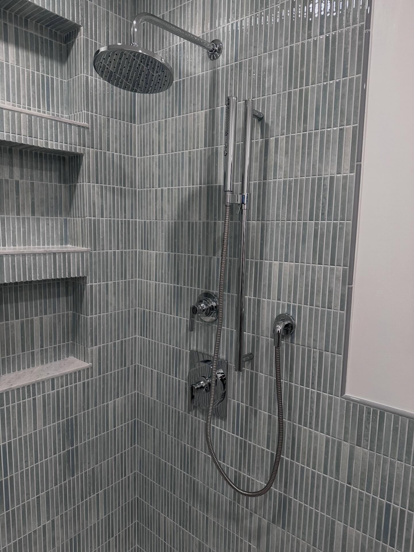Astoria Bathroom Remodel: New Tile From Floor to Ceiling