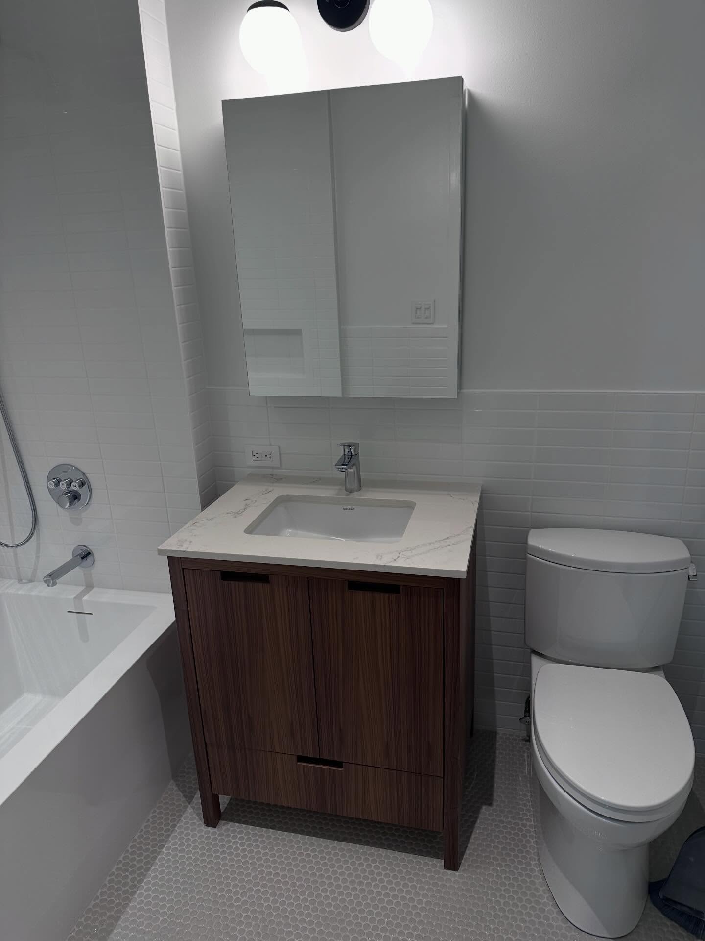 Walk-In Shower Tile Build in Bayside, Queens